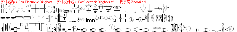 CarrElectronicDingbats