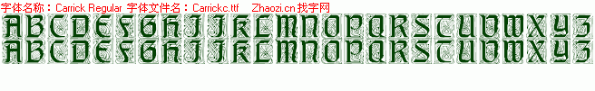 查看字体及作者详细介绍