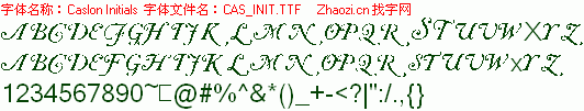 查看字体及作者详细介绍
