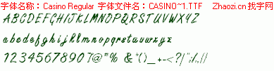 查看字体及作者详细介绍