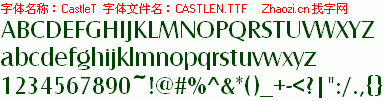 查看字体及作者详细介绍