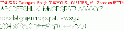 查看字体及作者详细介绍