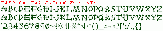 查看字体及作者详细介绍