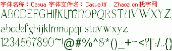 查看字体及作者详细介绍