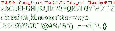 查看字体及作者详细介绍