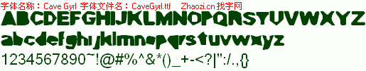 查看字体及作者详细介绍