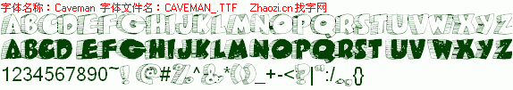 查看字体及作者详细介绍