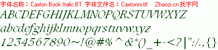 查看字体及作者详细介绍
