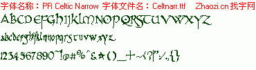 查看字体及作者详细介绍