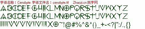 查看字体及作者详细介绍
