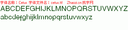查看字体及作者详细介绍