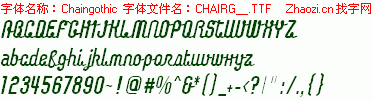 查看字体及作者详细介绍