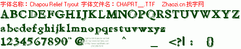 查看字体及作者详细介绍