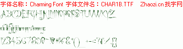 查看字体及作者详细介绍