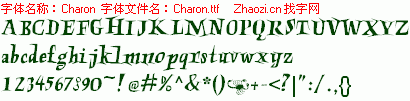 查看字体及作者详细介绍