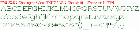 查看字体及作者详细介绍