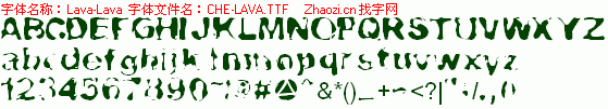 查看字体及作者详细介绍