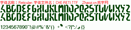 查看字体及作者详细介绍
