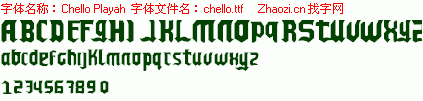 查看字体及作者详细介绍