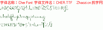 查看字体及作者详细介绍