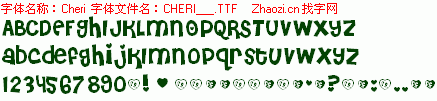 查看字体及作者详细介绍