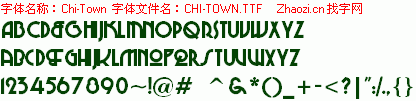 查看字体及作者详细介绍