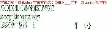 查看字体及作者详细介绍