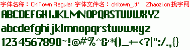 查看字体及作者详细介绍