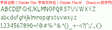 查看字体及作者详细介绍