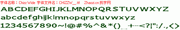 查看字体及作者详细介绍