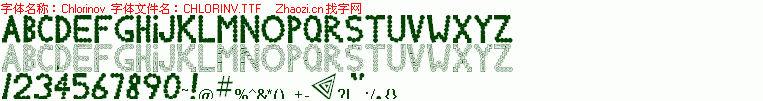 查看字体及作者详细介绍