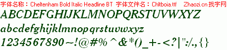 查看字体及作者详细介绍