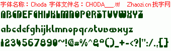 查看字体及作者详细介绍