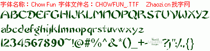 查看字体及作者详细介绍