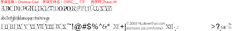 查看字体及作者详细介绍