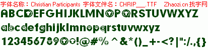 查看字体及作者详细介绍