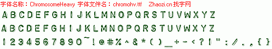 查看字体及作者详细介绍