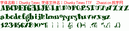 查看字体及作者详细介绍