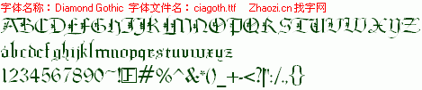 查看字体及作者详细介绍