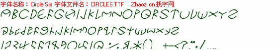 查看字体及作者详细介绍