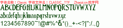 查看字体及作者详细介绍