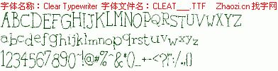 查看字体及作者详细介绍