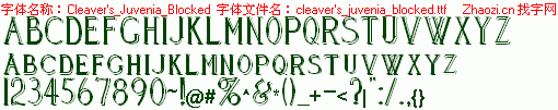 查看字体及作者详细介绍