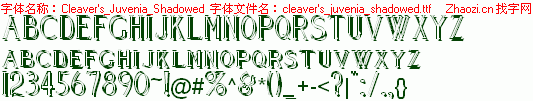 查看字体及作者详细介绍