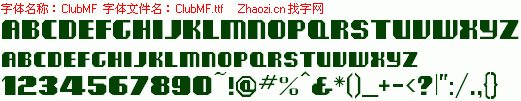 查看字体及作者详细介绍