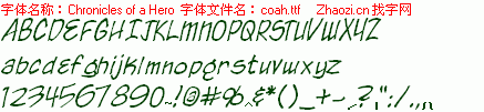 查看字体及作者详细介绍