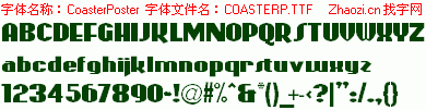 查看字体及作者详细介绍