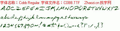 查看字体及作者详细介绍