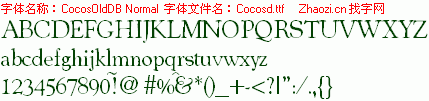 查看字体及作者详细介绍