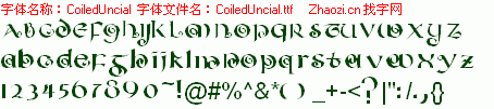 查看字体及作者详细介绍